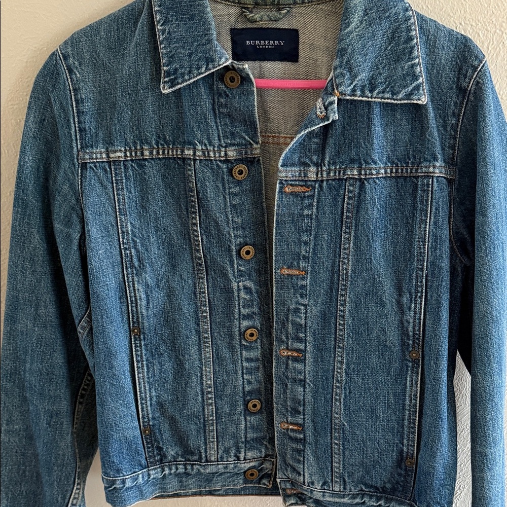 Burberry Classic Blue Jean Jacket